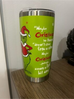 Brand new The Grinch Holiday Travel Tumbler - Stainless Steel Drinkware